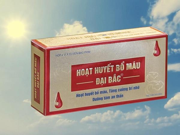 hoạt huyết bổ máu đại bắc hỗ trợ điều trị thiếu máu não cực tốt