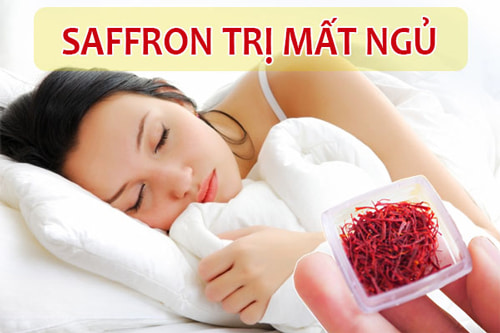 cách uống saffron trị mất ngủ 
